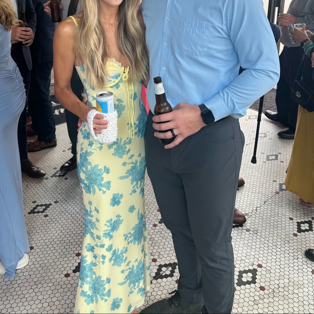 Selfie Leslie Fortune Lace Trim Dress